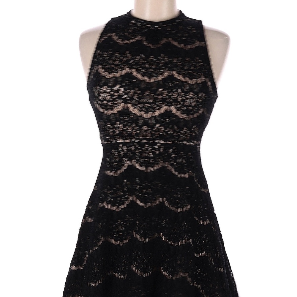 Elegant Black Lace Dress